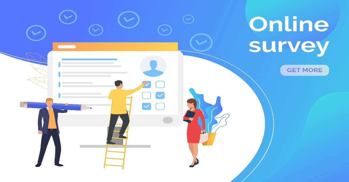 Online survey with people & professionals highlighting the advantages of cost, speed & response rates.