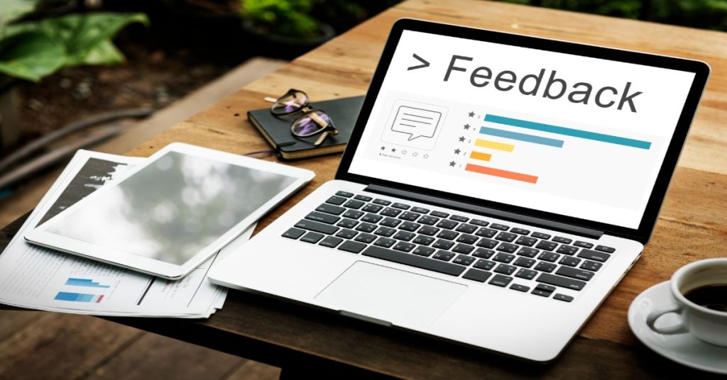 Image illustrating how to get the most out of your workshop feedback with evaluation forms and survey questions.