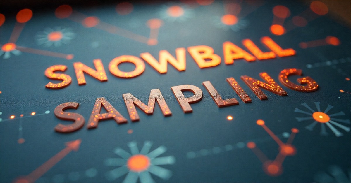 Snowball sampling is a method that enhances data quality by leveraging connections among participants for data collection.