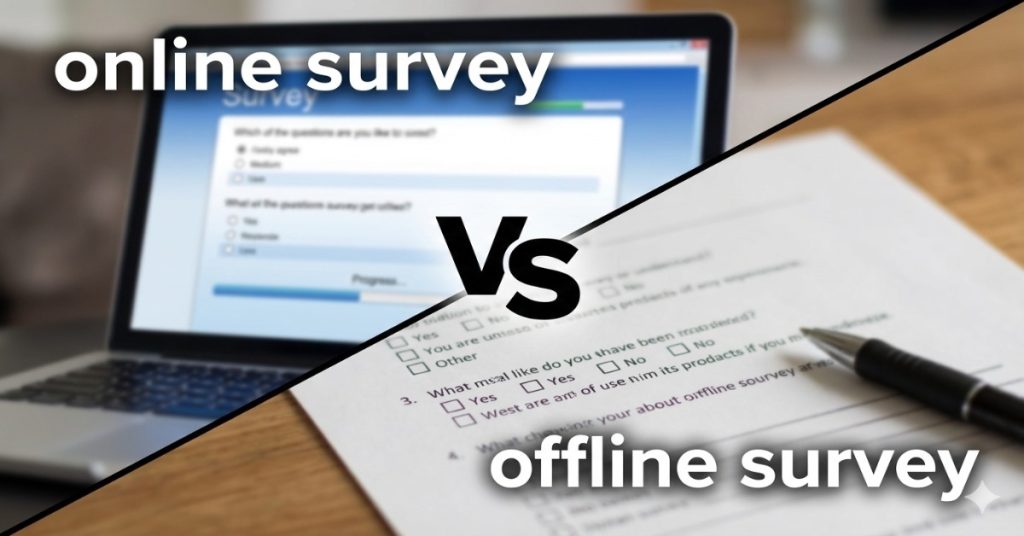 Streamlining Data Analysis: Online Survey Tools vs Offline Questionnaire Processing