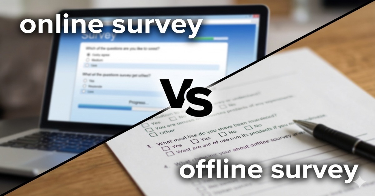 Streamlining Data Analysis: Online Survey Tools vs Offline Questionnaire Processing